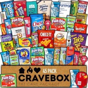 Healthy Snack Variety Box for - Deluxe Assortment with Granola Bars, Nut Mixes, and Fruit Snacks for Families, Office, Gifts, and Travel